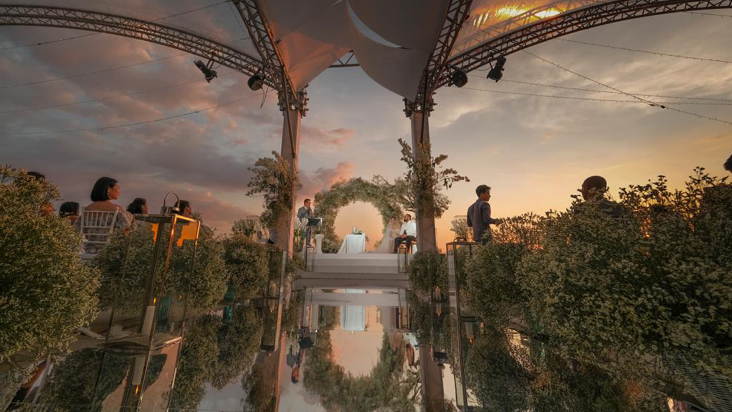 A wedding at the resort